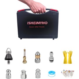 Boquillas de chorro de alcantarillado ISHEIMYHO Sewer Jetter – Set 11 piezas