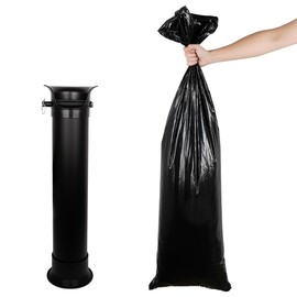 watchget 25-Pack Large Garbage Bags for Espresso Knock Box - Heavy Duty Liners for Commercial Floor Standing Coffee Dump Bins Essential Cafe Accessories