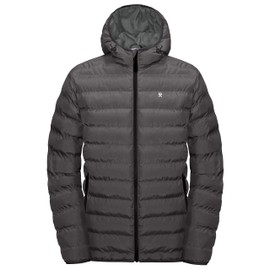 Little Donkey Andy Men's Down Jacket Windproof Warm Insulated Coat for Ski Snowboard Outdoor Steel Grey Heather XXL