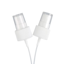 10 Pcs Fine Mist Spray Caps Spray Bottle Top Replacement with 6.8 inches Dip Tube 24 mm Cap Size for Essential Oil Bottles, White