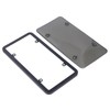 License Plate Frame Cover Set Standard Fit Smoky UV Resistant