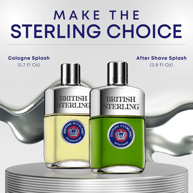 British Sterling Aftershave for Men By DANA 3.8 Oz