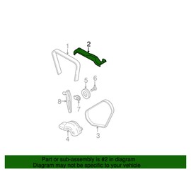 Subaru OEM 02-04 Legacy 2.5l-H4 Belts Pulleys-Alternator Belt Cover 22830aa000