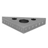 Aluminum Alloy Right Angle Ruler, Mini Portable Metal Angle Ruler,