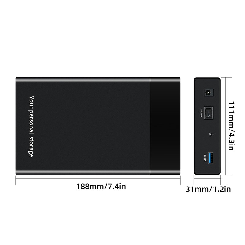 External 6Gbps USB 3.0 to SATA III 2.5Inch 3.5Inch Hard