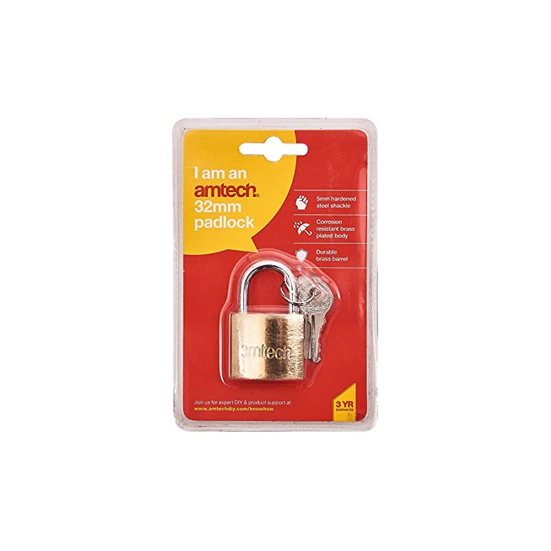 Amtech XXSEL32 32mm Padlock