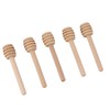 50pcs Honey Dipper Wooden Multipurpose Mini Honey Stirrer Stick for