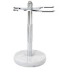 GMYIAK Razor and brush stand, razor holder with marble base
