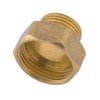 Sourcingmap 20mm Male to 24mm Female Pipe Fitting Connector Hex