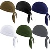 Biker Bandana Cap, Pack of 6, Breathable Bicycle Headscarf, Breathable