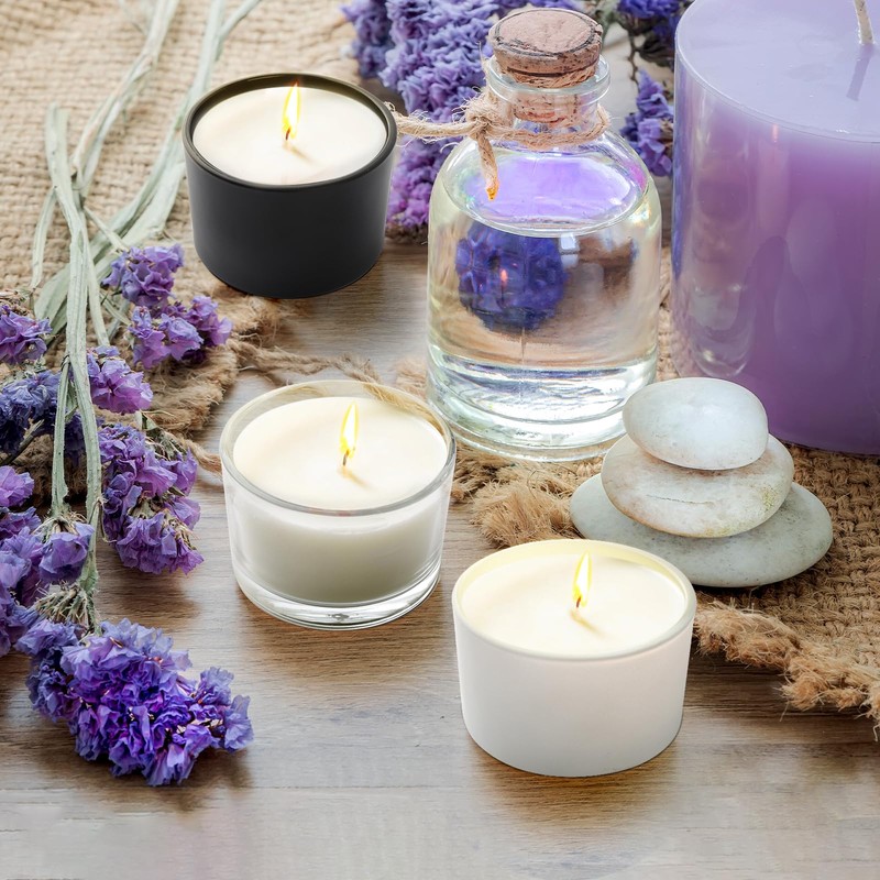 SHOWIN Thick Candle Jars for Making Candles 16 Pcs, 4