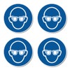Use Eye Protection, Mandatory Sign: M004 - DIN EN ISO