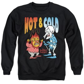 Popfunk The Year Without Santa Claus Hot and Cold Unisex Adult Crewneck Sweatshirt, Black, 4X-Large