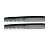 Amelia Beauty, 7in Black Plastic Styling Tease Comb with Inch