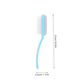 BIUDECO Foot Brush for Exfoliating Plastic Bath Brush Pumice Stone Foot Scrub Healthy Skin Random Color