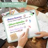 Small Double-Sided White Board Dry Erase Board for Wall, 14"x11"