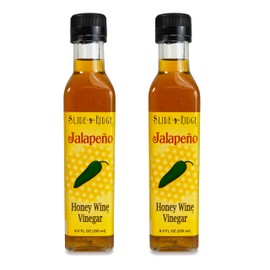 Slide Ridge Jalapeno Honey Wine Vinegar 8.5 fl oz - Create enticing marinades, glazes, and dressings! 2 Pack