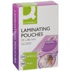 Q-Connect 125 Micron Laminating Pouch, 54 x 86 mm -