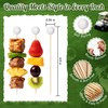 100 Golf Ball Cocktail Picks, 4.9 in Fancy Toothpicks for