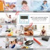 Kitchen Timer, Digital Visual Timer 24-Hours Magnetic Clock Stopwatch Count-Up