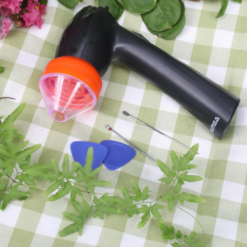 Mamba Lite 0.75g Orange All-Plastic Head USB Electric Herb Grinder.