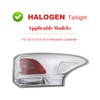 Tsomony For 2013-2015 Mitsubishi Outlander Halogen Tail Light (Right Side)