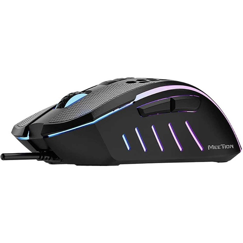 MEETION GM015 RGB Backlight Gaming Mouse Wired Fast Scroll 8
