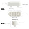 Fanmitrk Pack of 12 Toilet Seat Buffers, Toilet Lid Buffers,