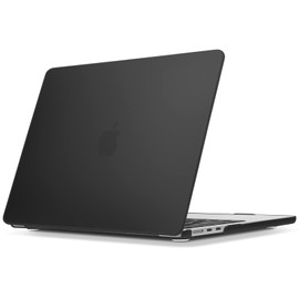 ZYB Case Compatible with MacBook Air 13.6 inch M3 2024 (A3113) & M2 2022 (A2681) with 13.6” Liquid Retina Display and Touch ID, Ultra Thin Protective Hard Shell Cover Snap Case, Soft-Touch Matte Black