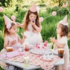 ZCPTZ 100 Sets Wildflower Plastic Cups with Straws & Lids