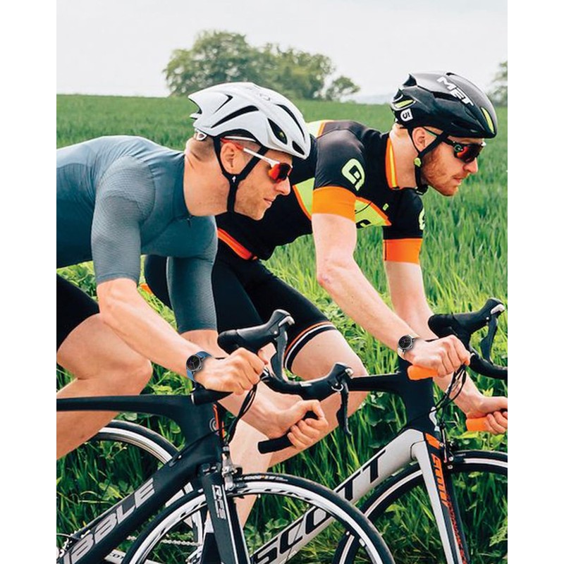 BXKM 20mm Nylon Watch Strap Compatible with Garmin Forerunner 245/645/55,