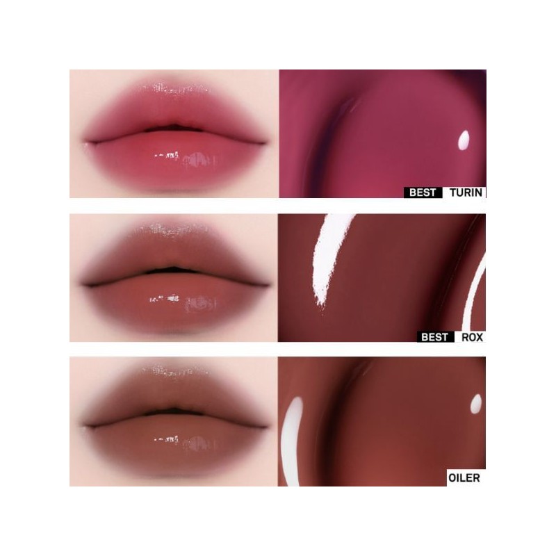 NAMING Glowy Heart Lip Tint 5.7g(Blurry Mini Tint gift), Color:FERADAY