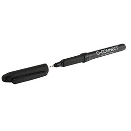 Q-Connect Fineliner Pen 0.4mm Black [per Pack: 10]