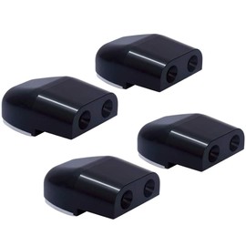 CITKOU 4Pcs Deer Whistles for Car Dual Construction Black