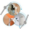 2PCS Adjustable Lift up Stay Support Buffer Hinge Heavy Duty