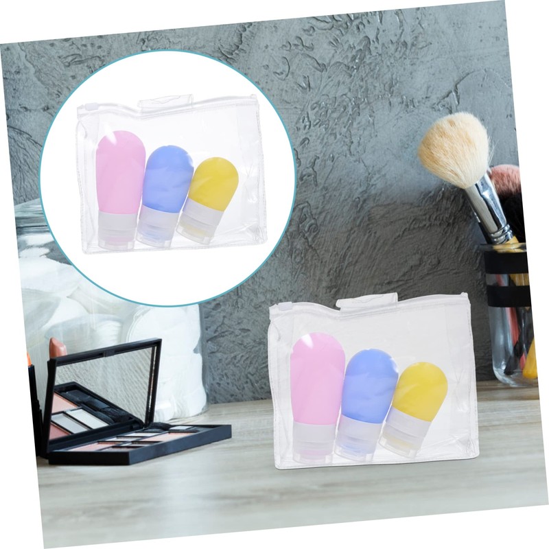 FOMIYES 3 Sets Travel Bottle Set Toiletry Bottles Portable and