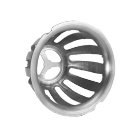 Kadimendium 2pcs Stainless Steel Round Shape Anti-Blocking Roof Drain Floor Drain Roof Dome Drain Cover Floor Sink Drain Cover for Garden Balcony(75mm/3in)