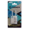 Zaker XD25 Dial Combination Padlock Combination Key 2ea