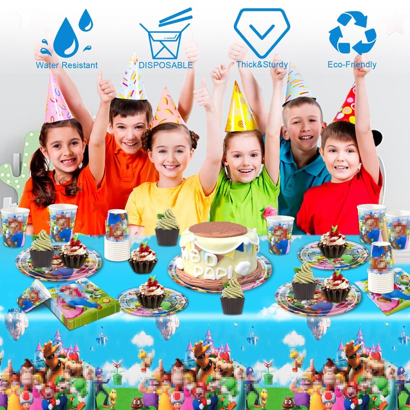 Luclay Children's Party Tableware