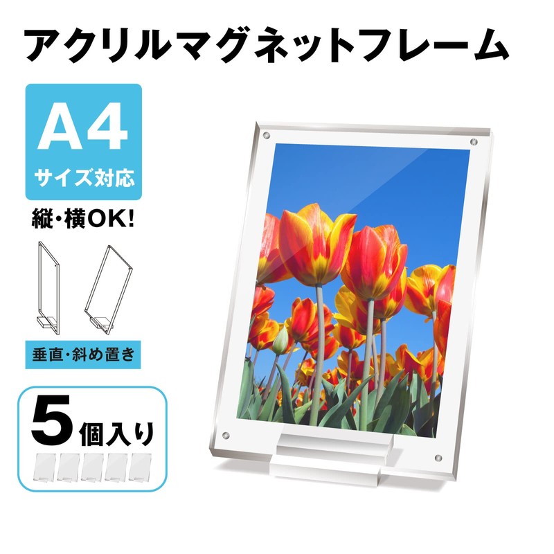 BBEST PFD-A4-5 Acrylic Magnetic Frame, Compatible with A4 Size, Price