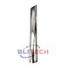Blitech 2PCS Chrome 5"ODx 36"Length Mitre Cut stack pipe Mitre