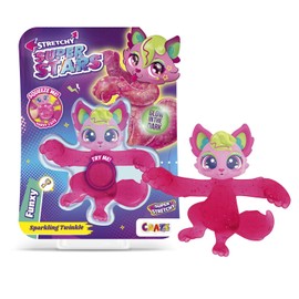 CRAZE Stretchy Superstars Funxy Slime & Stretchy Collectible Figures with Slime Filling, 6 Different Characters to Collect
