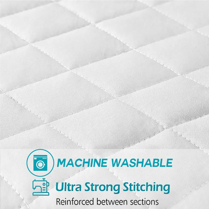 Opulent Living 100% Waterproof Quilted Mattress Protector – Extra Deep