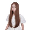 Ufindcos Brown Wig for Kids Long Girls Brown Wig Middle