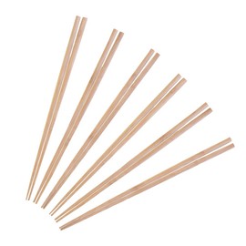 Sakai Sangyo Cooking Chopsticks, Set of 6 Kitchen Supplies, Moso Bamboo (Carbonized), Approx. Length 13.0 inches (33 cm), Thick, Long, For Table Cooking, Cooking, Bamboo Vegetable Chopsticks, Square