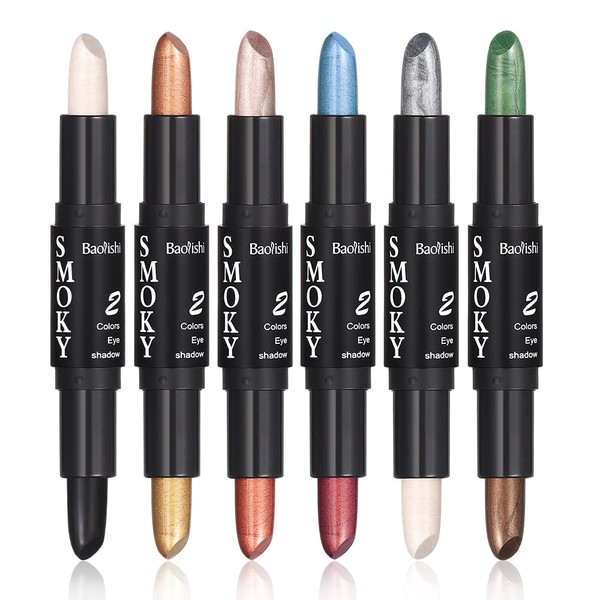 Glitter Eyeshadow Pen, 6 Pieces Eyeshadow Pen, Can Be Used