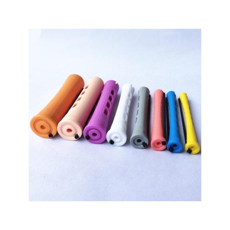 고무줄 없는 셀프 파마 펌 롯드 롤 헤어 스타일 [G_0.7cm（10P）]