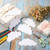 50Pcs Clouds Paper Cutouts, 4 Inch Paper Cloud Shapes Die