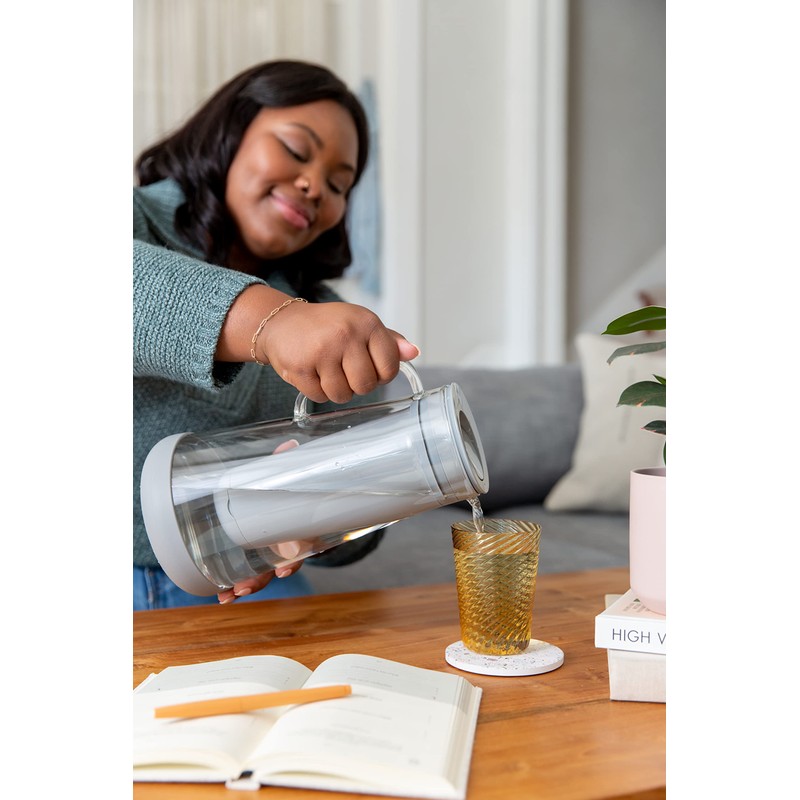 LifeStraw Home – Water Filter Pitcher, 10-Cup, Pebble, BPA Free