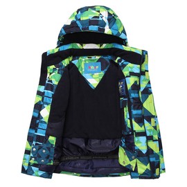 PHIBEE Big Boy's Waterproof Breathable Snowboard Ski Jacket Size 8
